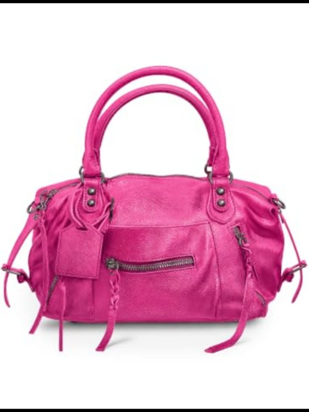 Vegan Leather Slouchy Hobo Tote Crossbody Bag Mini City Purse